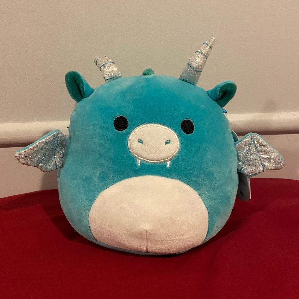 Avrill the Dragon Squishmallow with Fangs